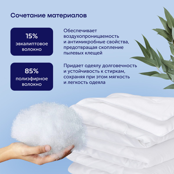 Изображение товара Одеяло buyson BuyComfort 205x172
