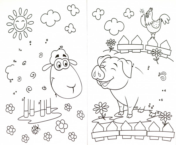 Изображение товара Раскраска Учитель-Канц Раскрась по цифрам. Любимые рисунки, мягкая обложка