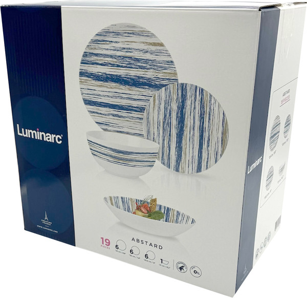 Изображение товара Набор столовой посуды Luminarc Abstard 10V8148 (19пр)