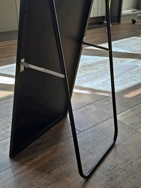 Изображение товара Зеркало Emze Напольное 37x115см в алюминиевой раме / DK.37.115.CHE (черный)