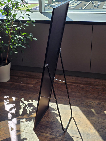 Изображение товара Зеркало Emze Напольное 37x115см в алюминиевой раме / DK.37.115.CHE (черный)