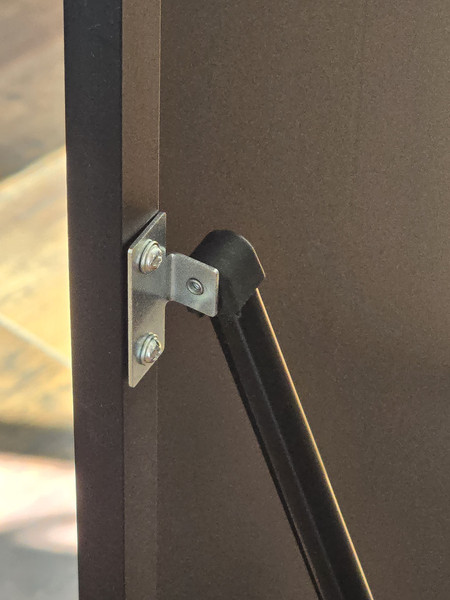 Изображение товара Зеркало Emze Напольное 37x115см в алюминиевой раме / DK.37.115.CHE (черный)