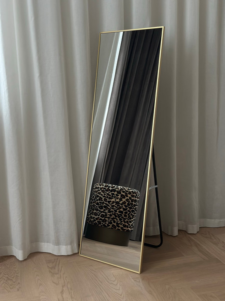Изображение товара Зеркало Emze Напольное 37x115см в алюминиевой раме / DK.37.115.AUR (золото)