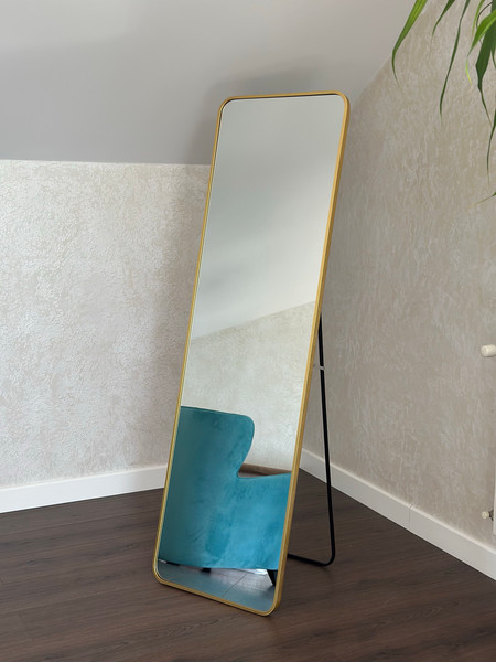 Изображение товара Зеркало Emze Floor напольное и настенное 45x150см в алюм. раме / DK0919.AUR (золото)