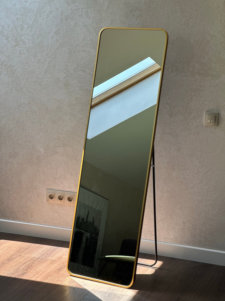 Изображение товара Зеркало Emze Floor напольное и настенное 45x150см в алюм. раме / DK0919.AUR (золото)