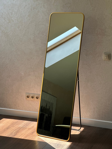 Изображение товара Зеркало Emze Floor напольное и настенное 45x150см в алюм. раме / DK0919.AUR (золото)