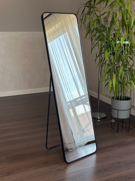 Изображение товара Зеркало Emze Floor напольное и настенное 45x150см в алюм. раме / DK0919.CHE (черный)