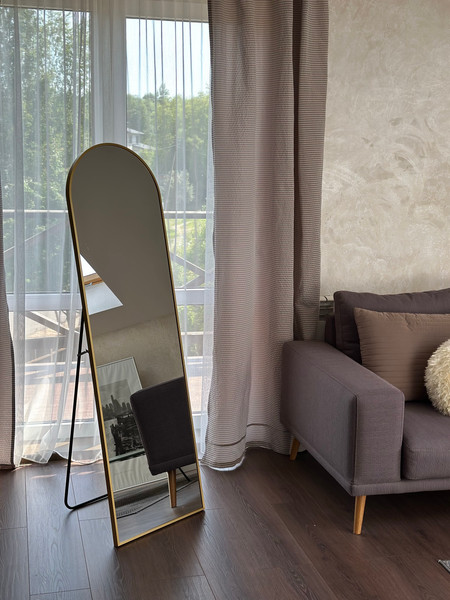 Изображение товара Зеркало Emze Арка Напольное и настенное 45x150см в алюм. раме / DK0915.AUR (золото)