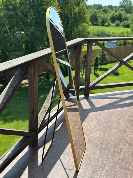 Изображение товара Зеркало Emze Арка Напольное и настенное 45x150см в алюм. раме / DK0915.AUR (золото)