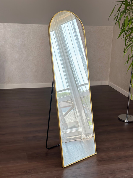 Изображение товара Зеркало Emze Арка Напольное и настенное 45x150см в алюм. раме / DK0915.AUR (золото)