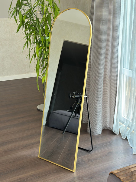 Изображение товара Зеркало Emze Арка Напольное и настенное 45x150см в алюм. раме / DK0915.AUR (золото)