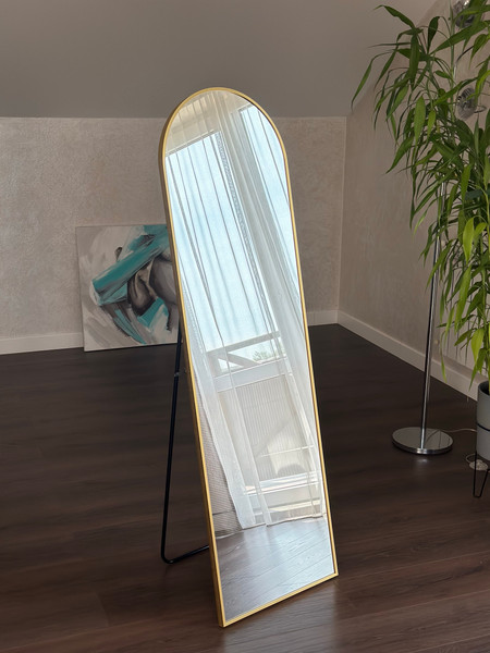 Изображение товара Зеркало Emze Арка Напольное и настенное 45x150см в алюм. раме / DK0915.AUR (золото)