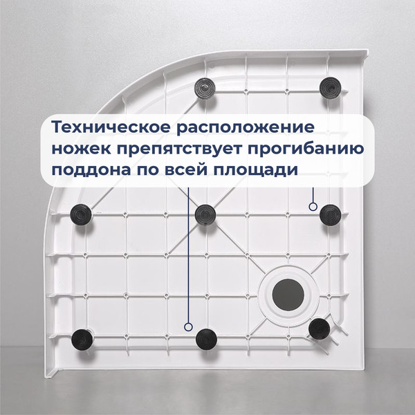 Изображение товара Душевой поддон RGW SMC/R-C W / 12350488-0101