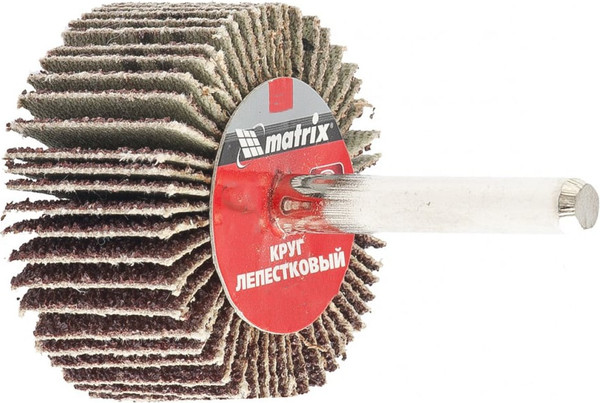 Изображение товара Шлифовальный круг Matrix лепестковый для дрели 74168