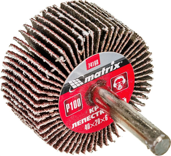 Изображение товара Шлифовальный круг Matrix лепестковый для дрели 74168