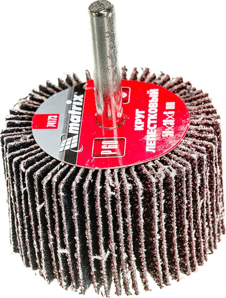 Изображение товара Шлифовальный круг Matrix лепестковый для дрели 74173