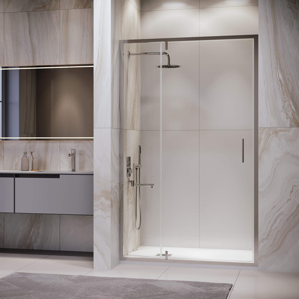 Изображение товара Душевая дверь RGW LE-103 / 711210310-11 (хром/прозрачное стекло)