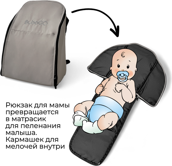 Изображение товара Детская прогулочная коляска Bubago Model One / BG 173-4 (бежевый)