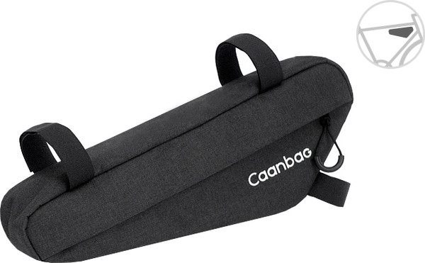 Изображение товара Сумка велосипедная Caanbag Стрела XL CAAN-TR-65BL (черный)