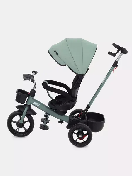 Изображение товара Трехколесный велосипед с ручкой Rant Basic Ghost / RB250 (зеленый)