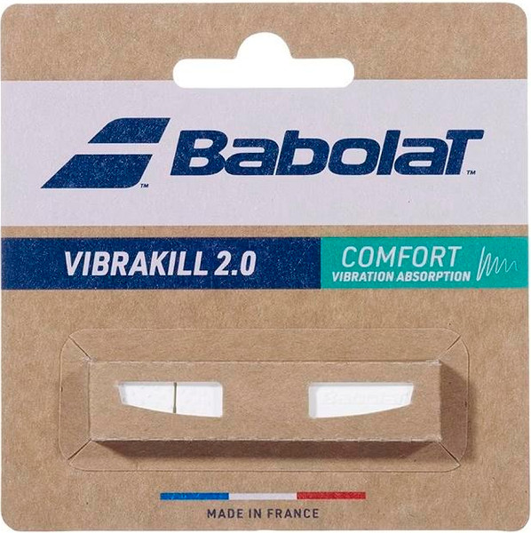 Изображение товара Виброгаситель для теннисной ракетки Babolat Vibrakill 2.0 / 700121-101 (белый)