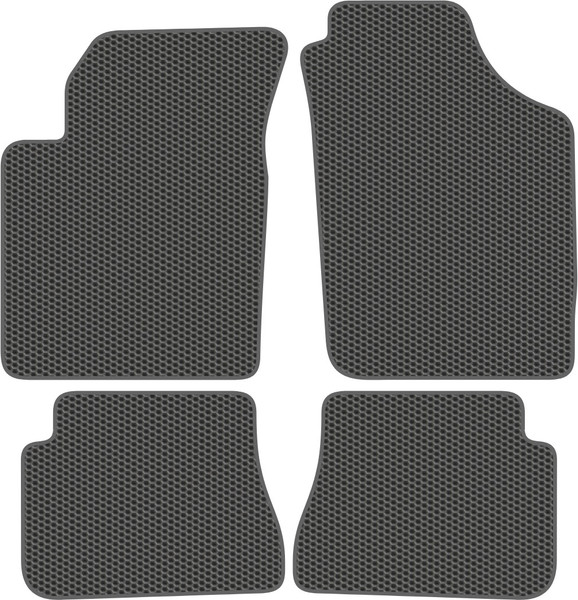 Изображение товара Комплект ковриков для авто Alicosta 2319_1_сер для Kia Mohave I SUV/HM2 2019-н.в. + 3 ряд (EVA соты, серый)