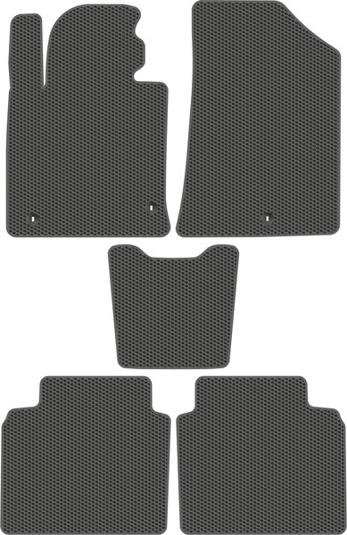 Изображение товара Комплект ковриков для авто Alicosta 0581_1_сер для Kia Picanto I хэтчбек 5дв/SA 2003-2011 (EVA соты, серый)