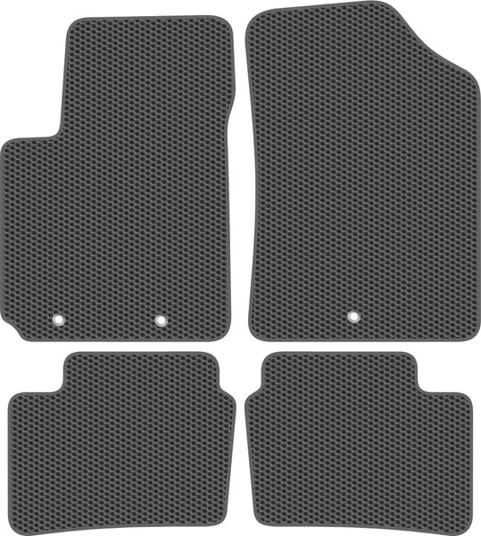 Изображение товара Комплект ковриков для авто Alicosta 2321_1_сер для Kia Picanto III хэтчбек 5дв/JA АКПП 2017 (EVA соты, серый)