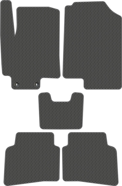 Изображение товара Комплект ковриков для авто Alicosta 2323_1_сер для Kia Seltos SUV 2019-н.в. (EVA соты, серый)