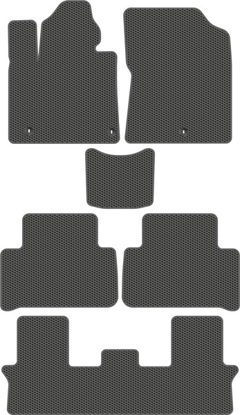 Изображение товара Комплект ковриков для авто Alicosta 2324_1_сер для Kia Shuma 2001-2004 (EVA соты, серый)