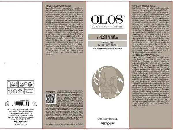 Изображение товара Флюид для лица Olos Phyto acids Дневной с фитокислотами (50мл)