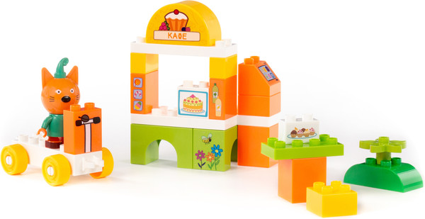 Изображение товара Конструктор Полесье Макси. Три кота. Компот и кафе / 31260 (27эл)