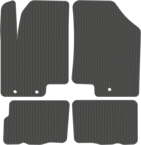 Изображение товара Комплект ковриков для авто Alicosta 0601_1_сер для Kia Soul II хэтчбек 5дв/PS 2014-2019 (EVA соты, серый)