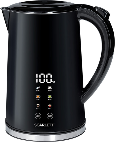 Изображение товара Электрочайник Scarlett SC-EK21S66 (черный)