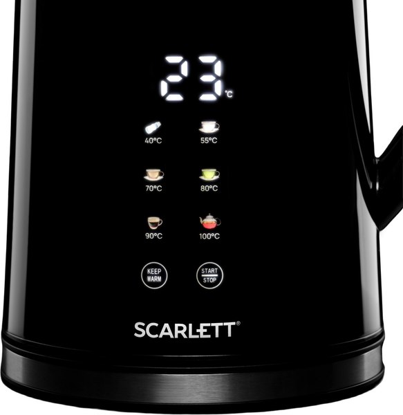 Изображение товара Электрочайник Scarlett SC-EK21S66 (черный)
