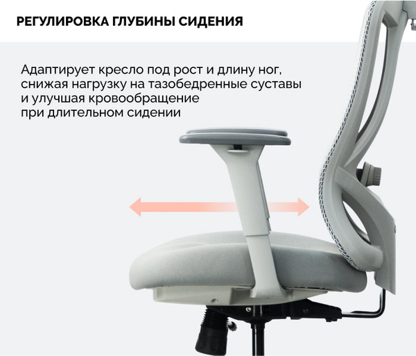 Изображение товара Кресло офисное Sparx FM-2 Bash (Grey)