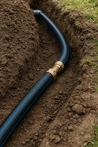 Изображение товара Труба водопроводная ПластЛайн ПЭ100 50x2.4 (100м)