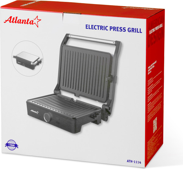 Изображение товара Электрогриль Atlanta ATH-1114 (черный)