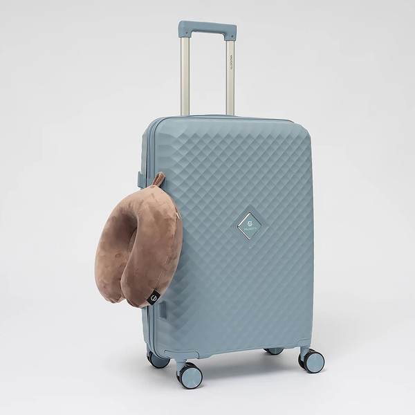 Изображение товара Чемодан на колесах Valigetti 344-306/4-VG-24BLU (голубой)