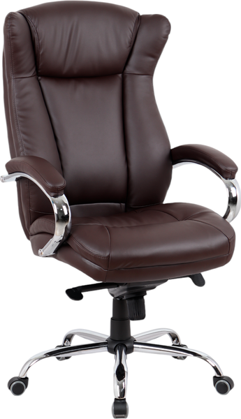 Изображение товара Кресло офисное King Style SHL-7-2 Hildi PU Chrome (темно-коричневый)