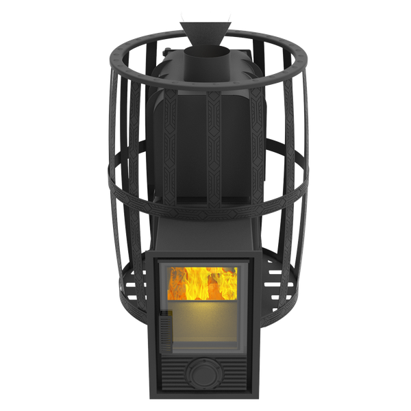 Изображение товара Печь-каменка Березка Воевода 20 Д-2 (закрытая/сетчатый кожух)