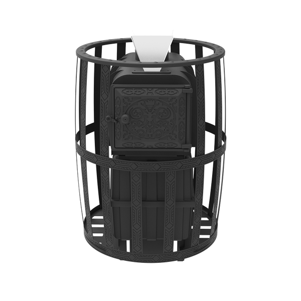 Изображение товара Печь-каменка Березка Воевода 20 Д-2 (закрытая/сетчатый кожух)