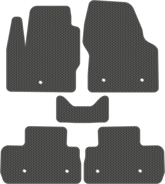 Изображение товара Комплект ковриков для авто Alicosta 1633_1_сер для Land Rover Defender II SUV 5 дв/110 (EVA соты, серый)