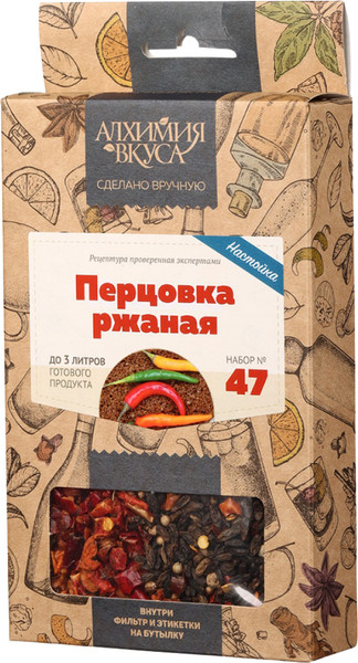 Набор для приготовления настоек Алхимия вкуса № 47 Перцовка ржаная (34г) — фото 6