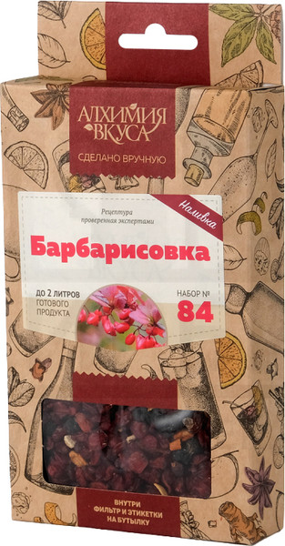Изображение товара Набор для приготовления настоек Алхимия вкуса № 84 Барбарисовка (61г)