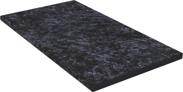 Изображение товара Кухонный гарнитур Интерлиния Мила Gloss 3.2-ПМ2 (черный глянец/дуб вотан/кастилло темный)