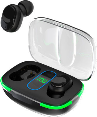 Изображение товара Беспроводные наушники Maxvi MHF-112BT (черный)