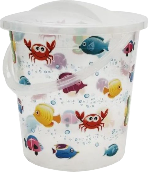 Изображение товара Ведро Русспласт РП-1017 Аква (прозрачный)