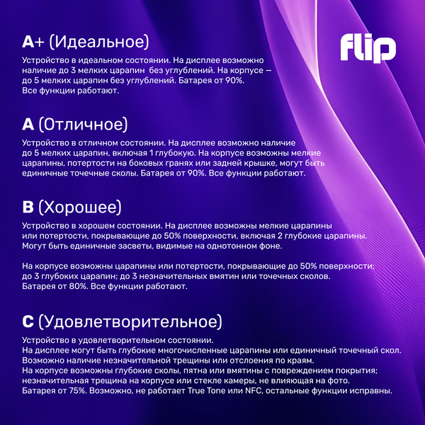 Изображение товара Смартфон восстановленный Apple iPhone 15 Pro Max 256GB Flip Грейд А (черный титан)