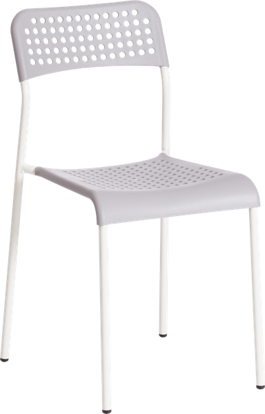 Изображение товара Стул Tetchair Adde C-049 разборный (серый/белый)